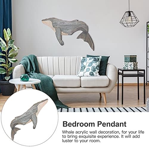 ULTNICE Nautical Whale Wall Decor Acrylic Art