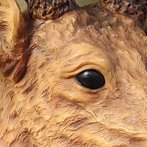 Bsetain Wall Deer Head Sculpture Resin Decor