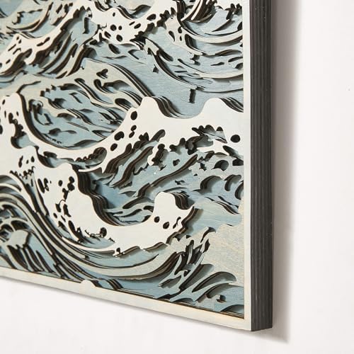 NEODECO Parametric Wood Waves Wall Decor