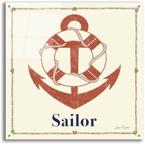 Epic Art Vintage Nautical Wall Art 36x36