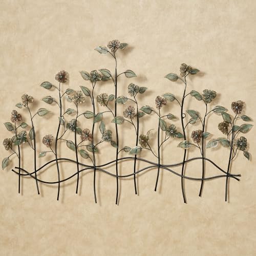 Touch of Class Dainty Flowers Metal Wall Art Sculpture