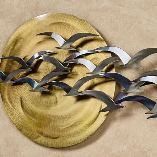 Copper Art Inc Seabirds at Sunset Wall Sculpture