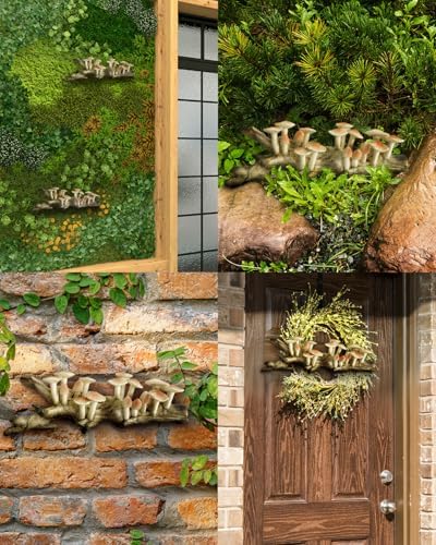 Tilibeika Resin Mushroom Wall Sculpture