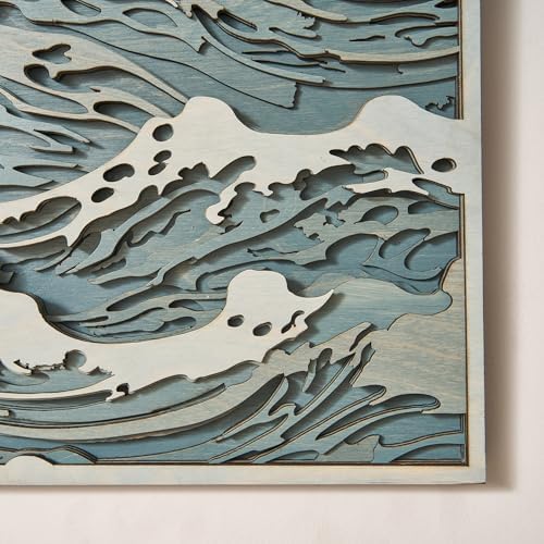 NEODECO Parametric Wood Waves Wall Decor
