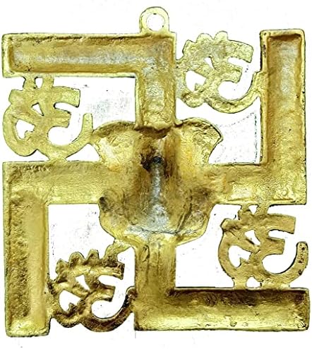 Himalayan Craft Ganesha Wall Hanging Brass Statue Decor