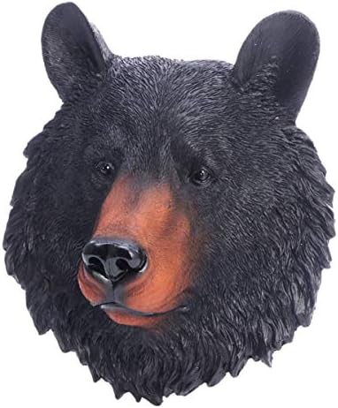 VOSAREA Resin Bear Head Wall Sculpture
