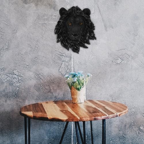 Luxshiny Lion Head Wall Decor Sculpture
