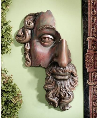 Design Toscano Classical Fragment Wall Sculpture Wood Tone