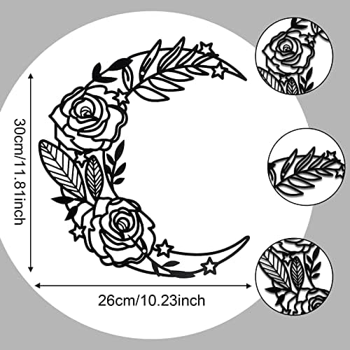 EZ4ENCE Boho Style Metal Wall Hanging Decor