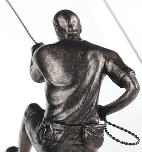 Rock Climbing Man Wall Art Sculpture Decor