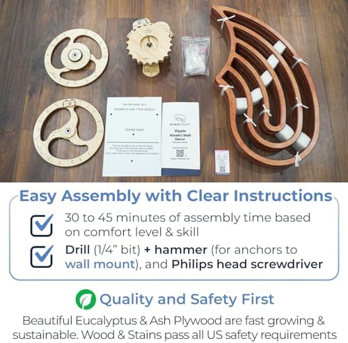 Mindsight Moving Kinetic Wall Art - Wind Up Motion