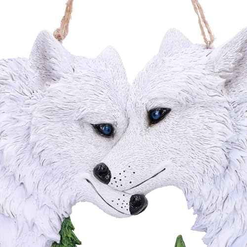 Nemesis Now Wolf Wall Hanging Sculpture 20cm White