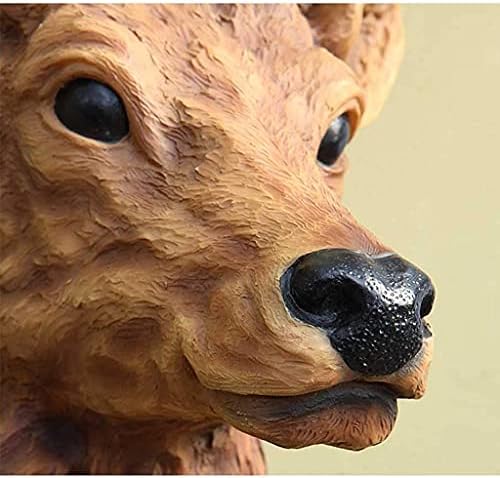 Bsetain Wall Deer Head Sculpture Resin Decor