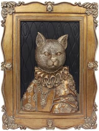 Esvinte Vintage Cat Wall Sculpture Decor