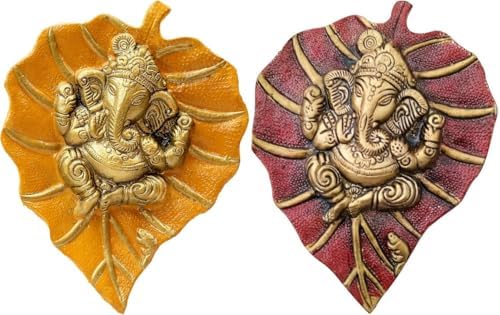 Charmy Crafts Metal Ganesha Wall Hanging Decor