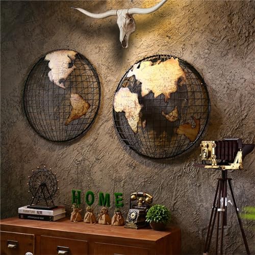 Skull Head Long Horn Wall Decor Handmade Resin Sculpture