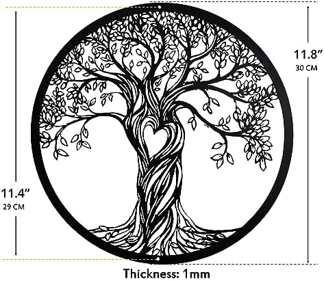 Metal Wall Decor Tree of Life Art Sculpture