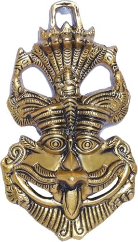 Metal Nazar Battu with Ganesha Mask for Evil Eye Protection - 95 Cm