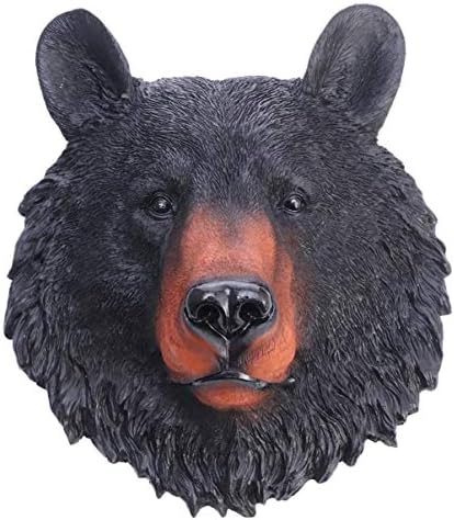 VOSAREA Resin Bear Head Wall Sculpture