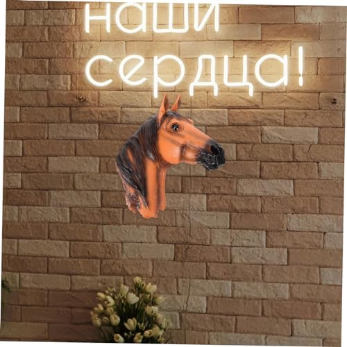 MAGICLULU Realistic Horse Wall Sculpture