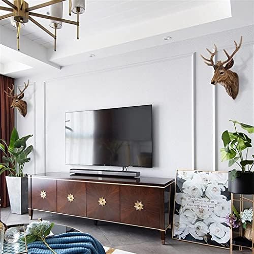 Retro Faux Deer Head Wall Sculpture Decor