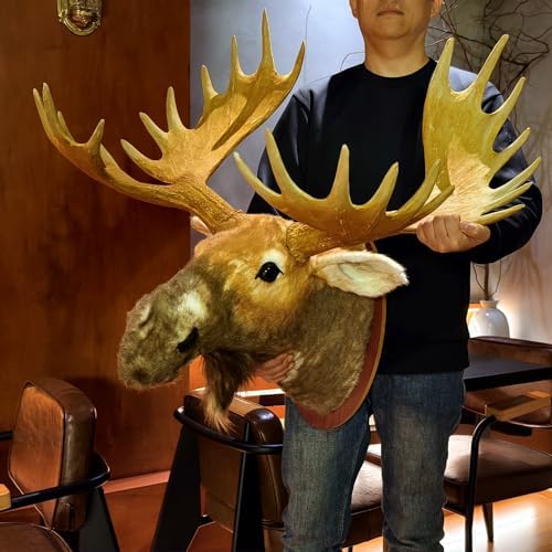 TRABEATOGA Realistic Moose Head Wall Sculpture 35W x 362H