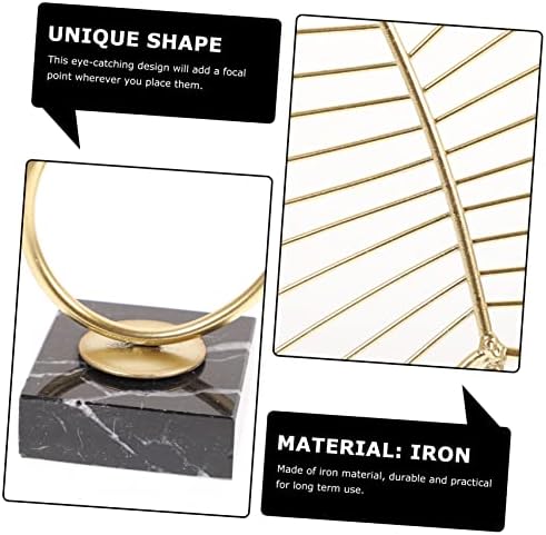 Wakauto Modern Metal Leaf Wall Sculpture Decor