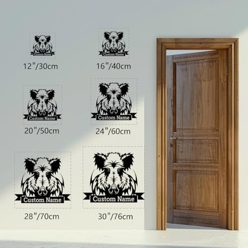 Custom Boar Head Metal Wall Art Personalized Name Sign for Home Decor