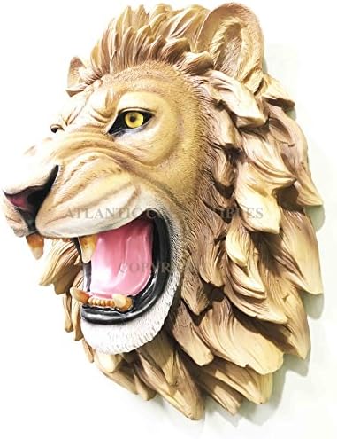 Ebros Gift Large Roaring Lion Wall Sculpture