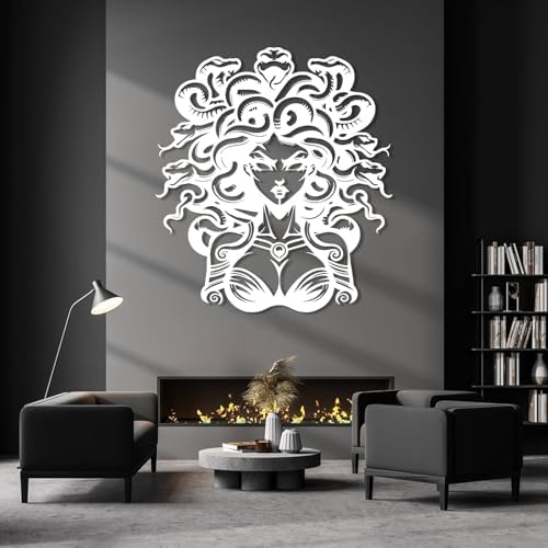 Larnt Medusa Wall Art Black 21x24 Inch