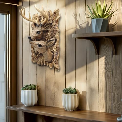 NUOYI PIEIN 138 Faux Deer Head Wall Decor