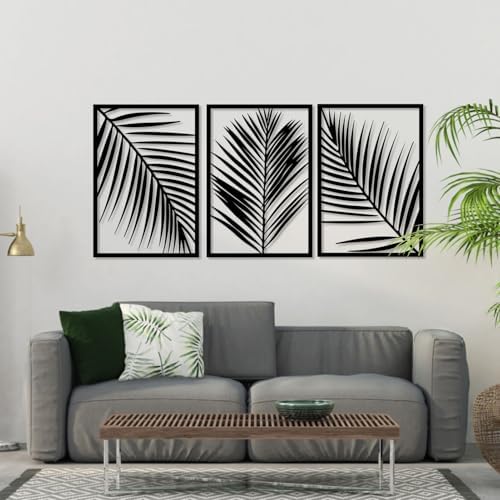 Gasijet Metal Leaf Wall Decor Set of 3