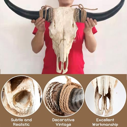 Handcrafted Longhorn Cow Skull Wall Decor