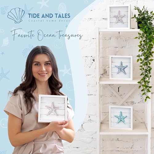 Tide and Tales Starfish Wall Decor Set of 6