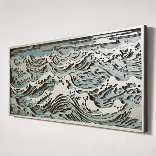 NEODECO Parametric Wood Waves Wall Decor
