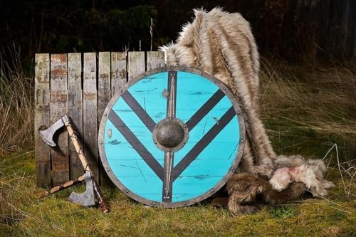 The Spidy Lagertha Wooden Viking Shield 24 Inches