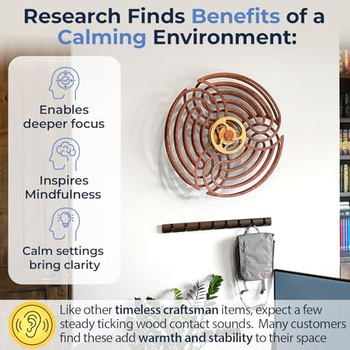 Mindsight Moving Kinetic Wall Art - Wind Up Motion
