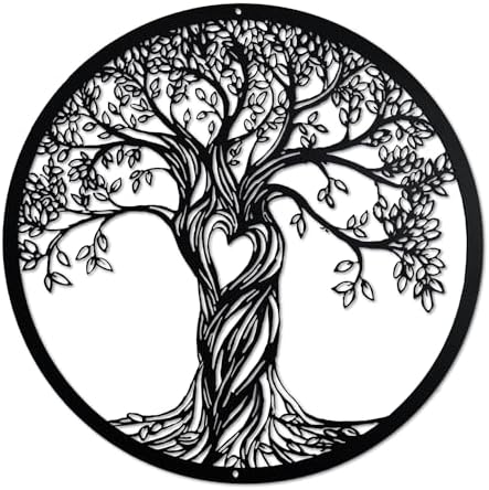 Metal Wall Decor Tree of Life Art Sculpture