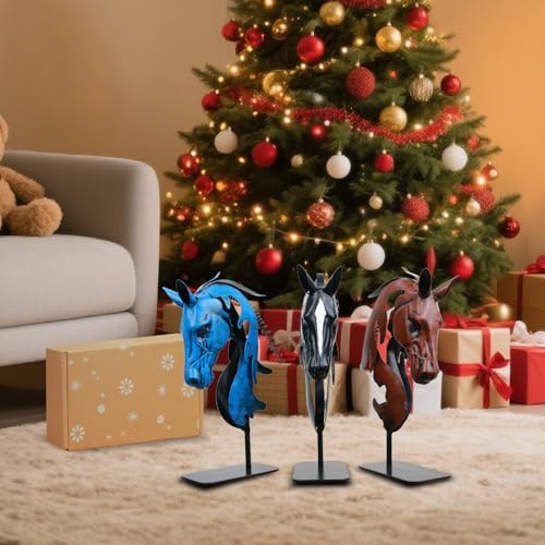 Handmade Horse Statue - Rustic Decor for Office and Home