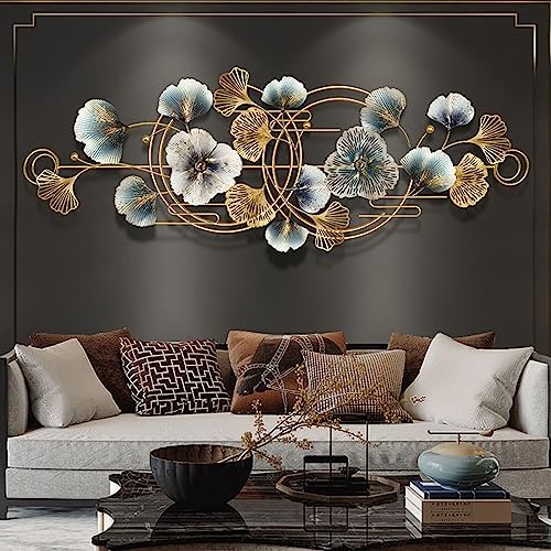 3D Ginkgo Leaf Wall Art Decor 646in x 264in