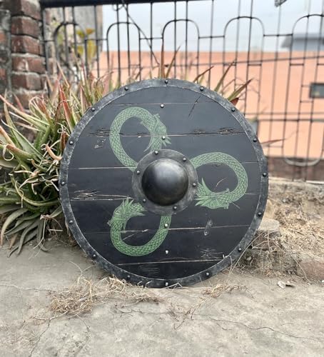 The Spidy Serpent Viking Shield - 18 Inches Wall Decor