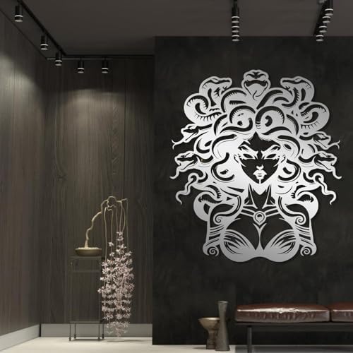 Larnt Medusa Wall Art Black 21x24 Inch