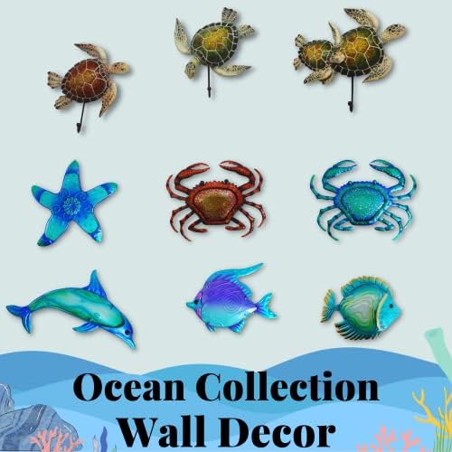 Comfy Hour Ocean Voyage Sea Turtle Wall Art Set 3 Pieces Large