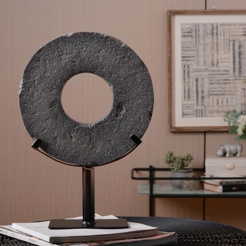 HAUCOZE 138 Inch Modern Sculpture Abstract Statue Screen Decor