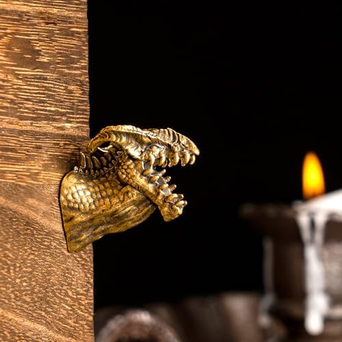 CHOVY Vintage Brass Banjo Dragon Head Wall Decor 1