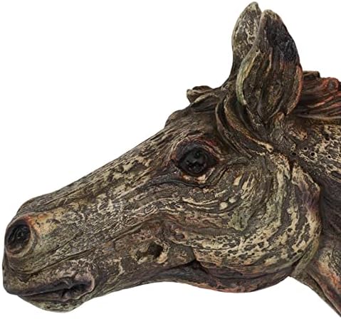 Ebros Gift Mustang Horse Head Wall Sculpture 185 Inches Wide