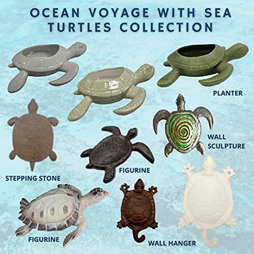 Comfy Hour Ocean Voyage 7 Inch Sea Turtle Wall Decor Frame