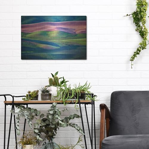 Palouse Undulation Metal Wall Art by Rick Berk 16x12