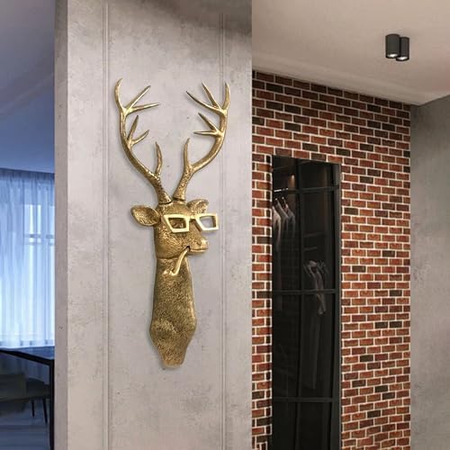 Joogour Head Wall Decor Set of 5 Resin Animal Sculptures