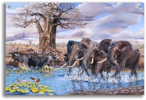 Epic Art Waterhole Acrylic Wall Art 36x24